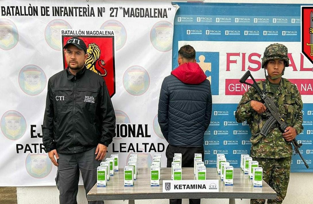 Ejércitó incauto Ketamina en carreteras del sur del Huila