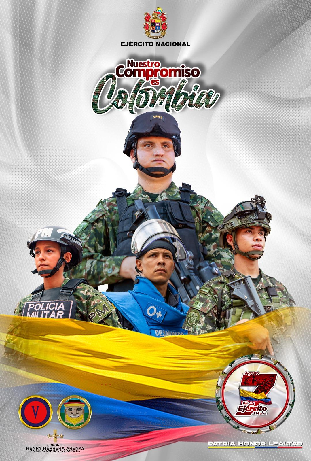 Nuestro compromiso es Colombia: 214 años Ejército Nacional
