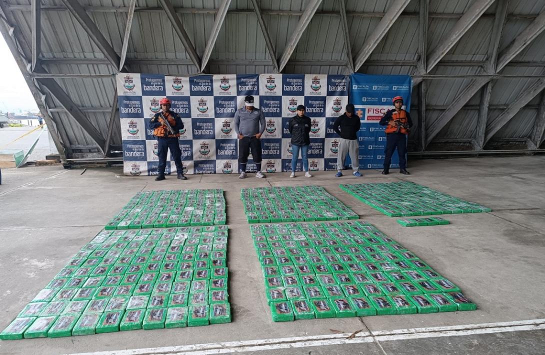 Armada de Colombia incautó alcaloide avaluado en más de 17 millones de dólares