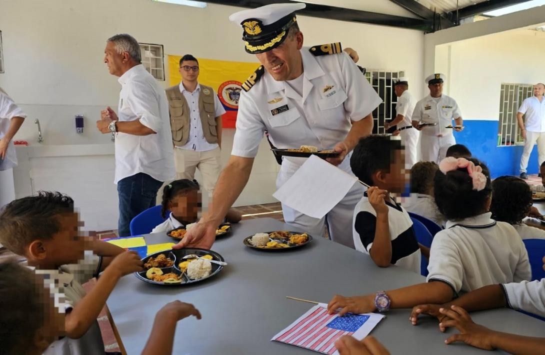 Institución Educativa de Cartagena beneficiada con obra de infraestructura