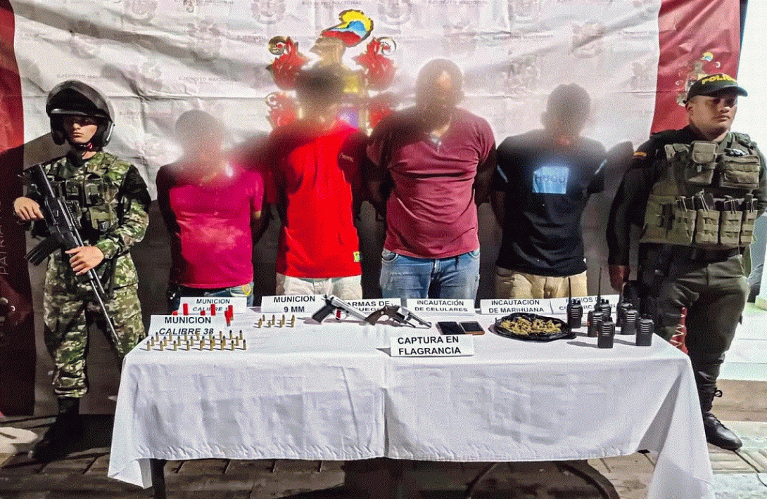 Capturados tres presuntos integrantes del GAO Clan del Golfo en Segovia, Antioquia