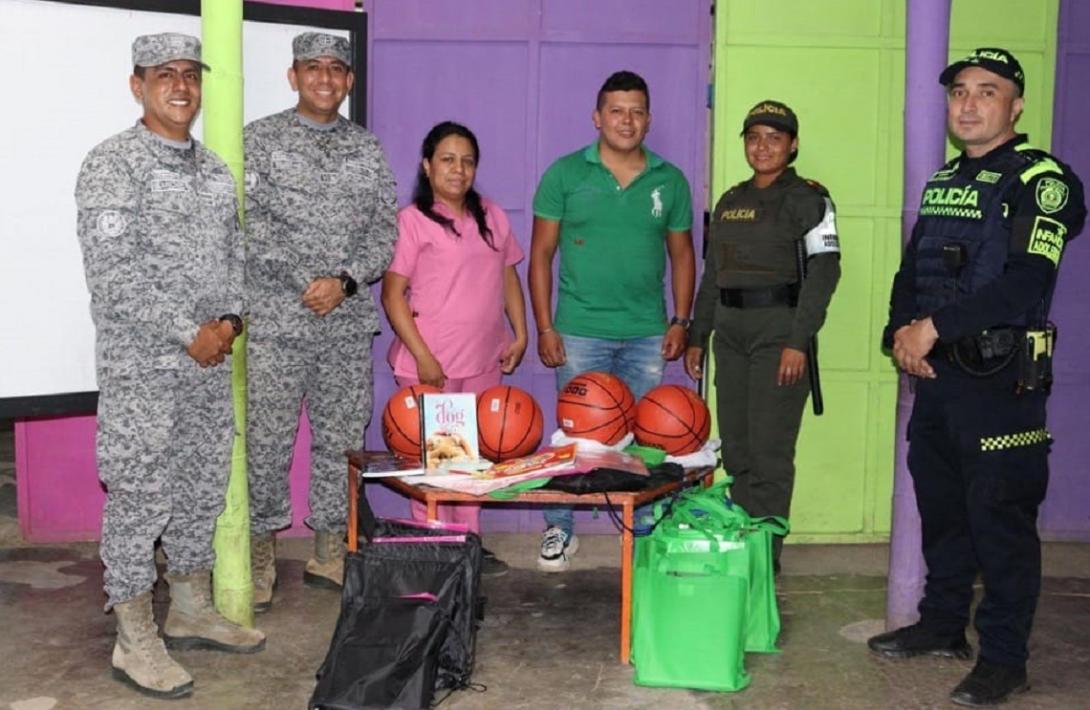 kits escolares fueron entregados a la Institución Educativa Pachamama en Popayán