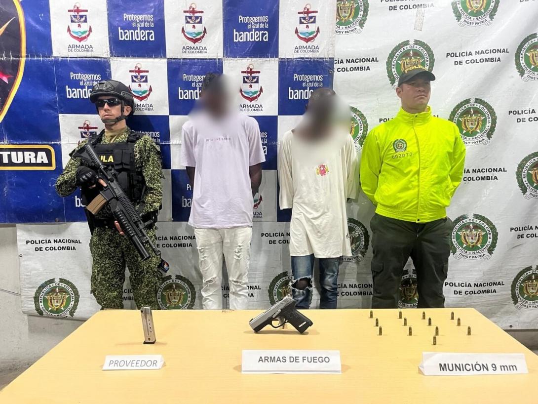 Gaula Militar de Buenaventura capturó a dos presuntos integrantes de los ‘Shottas’