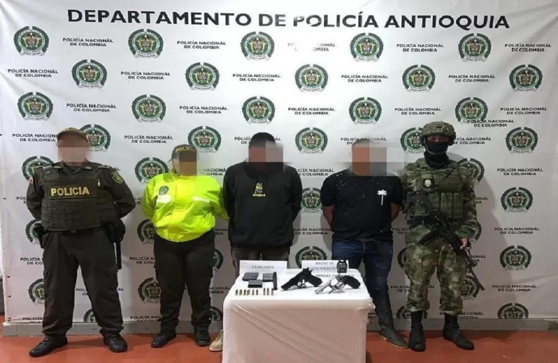 Capturan en flagrancia a presuntos integrantes del componente criminal focalizado del Clan del Golfo