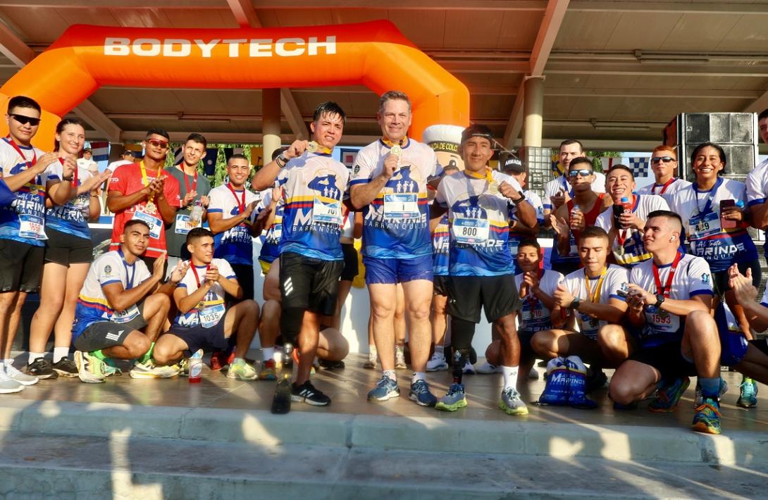 Barranquilla corrió al lado de los mejores marinos del mundo