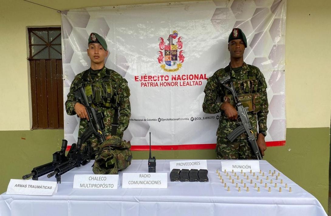 Ejército Nacional logra importante afectación al GAO residual, frente 'Ismael Ruiz', en el sur del Tolima