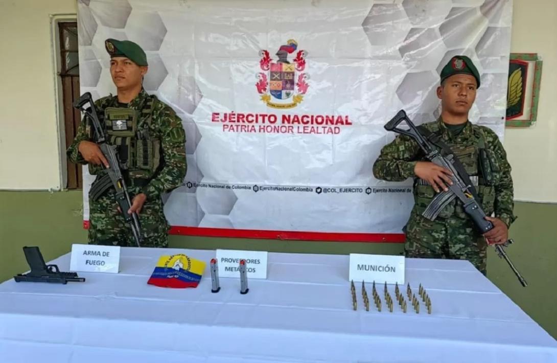 Ejército Nacional recupera una menor y logra el sometimiento a la justicia de un disidente del GAO-r Frente 'Ismael Ruiz'