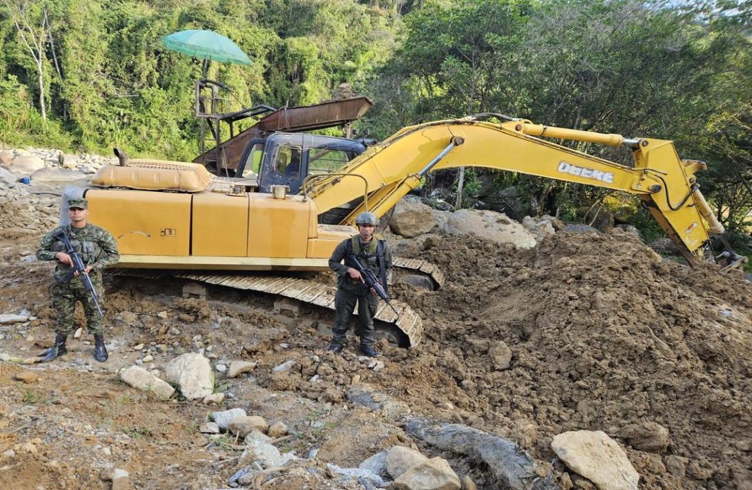 Neutralizada unidad de producción minera en el oriente de Antioquia
