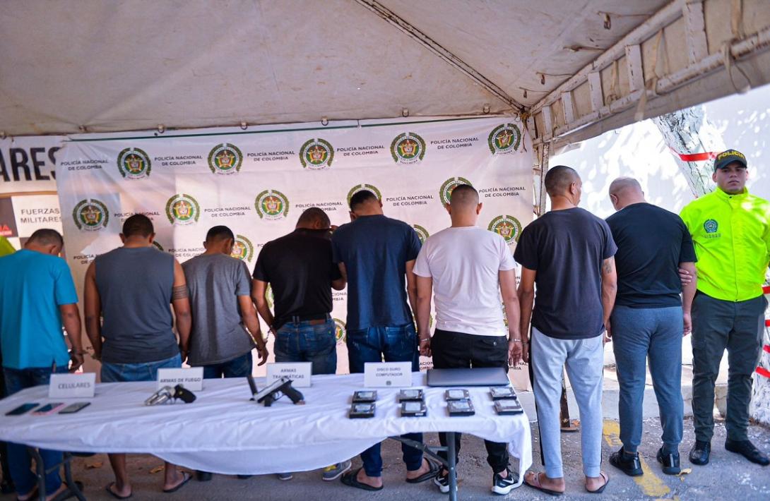 En Bosconia, Cesar, Ejército Nacional capturó a 10 personas que presuntamente pertenecerían al Clan del Golfo