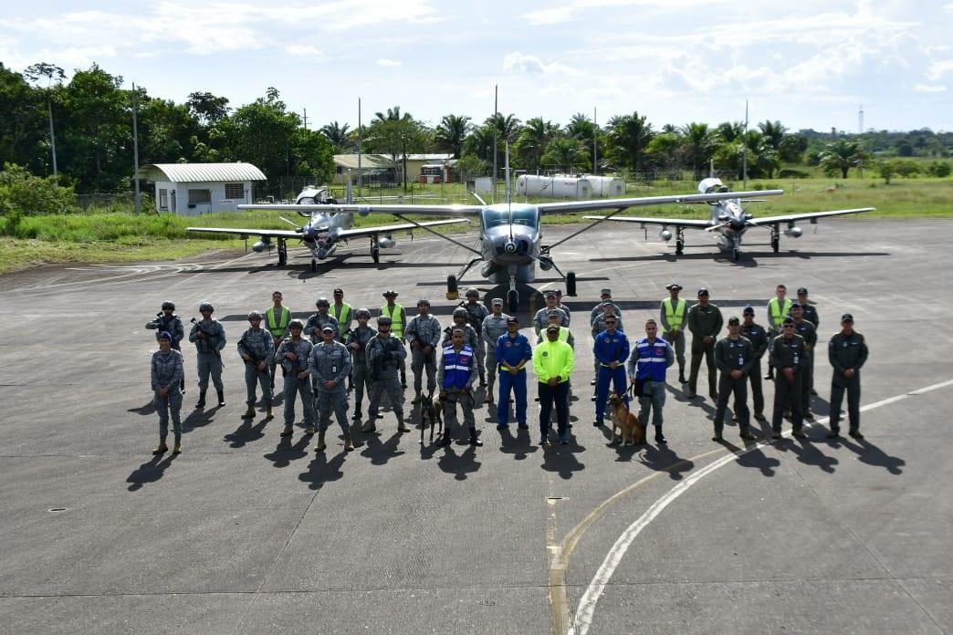 Entrenamiento de interdicción aérea fortalece capacidad en la lucha contra delitos trasnacionales