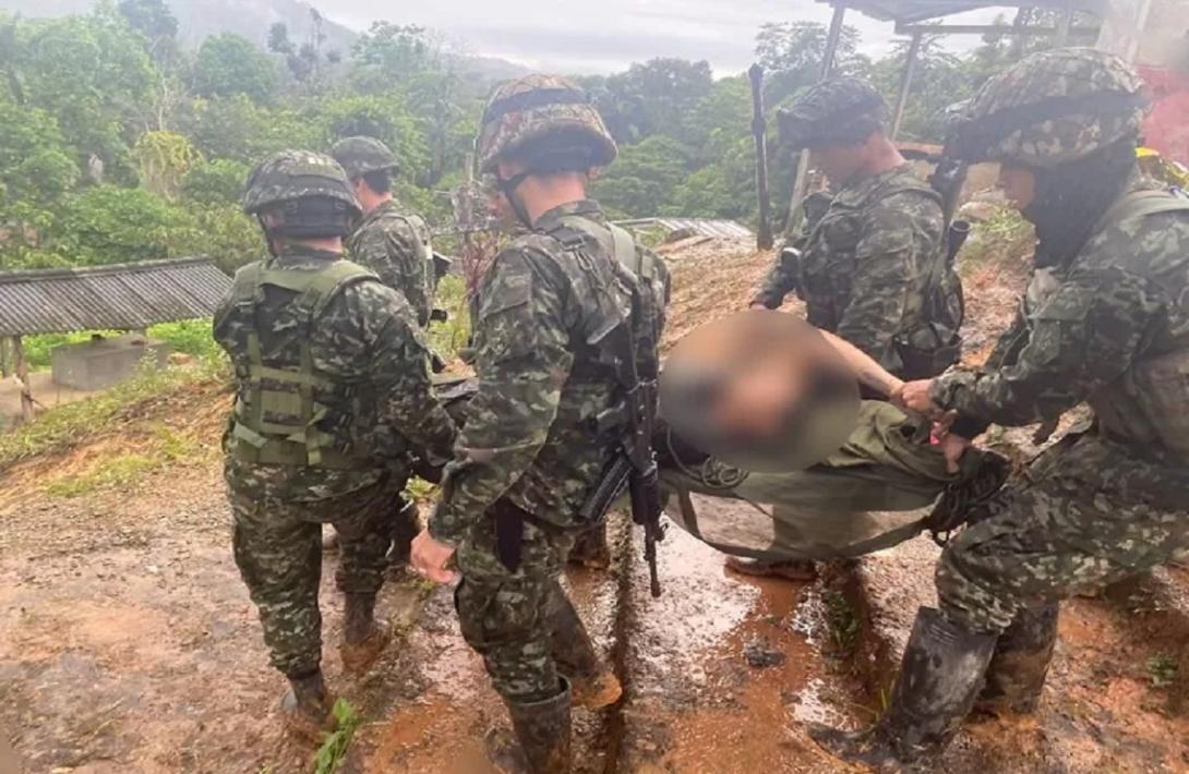 En Cauca, Ejército y Armada integran sus capacidades para salvar la vida de sometido de las disidencias Jaime Martínez
