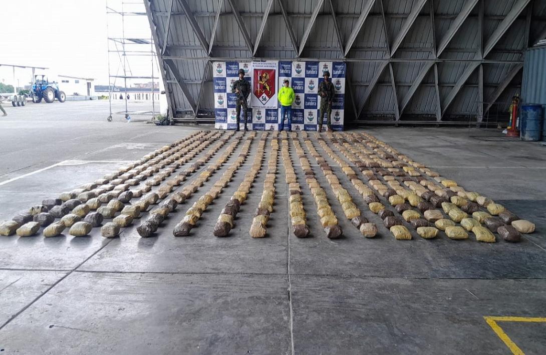 En el Valle del Cauca, incautado cargamento de marihuana avaluado en más de tres millones de dólares