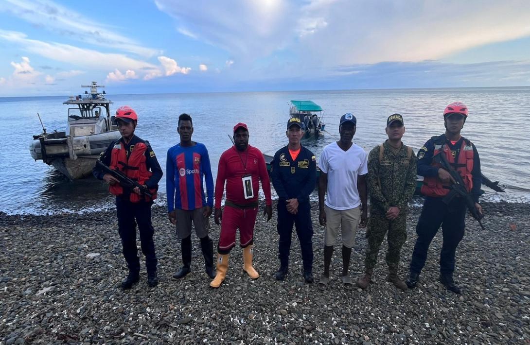 Rescatadas dos personas tras el naufragio de una embarcación en isla Gorgona 