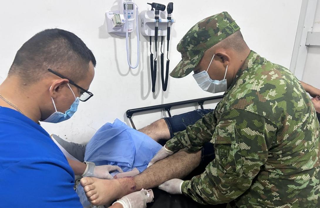 Ejército Nacional brinda atención humanitaria a integrante del GAO residual, Estructura 33 