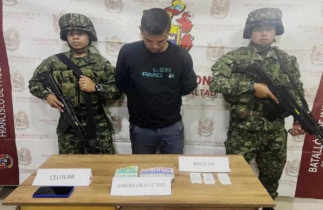 En Ábrego, Norte de Santander, fue capturado presunto extorsionista