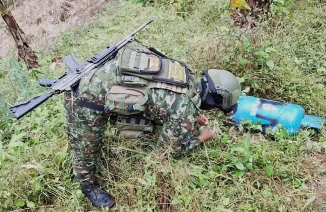 Ejército Nacional neutraliza artefacto explosivo instalado por el GAO ELN en Convención, Norte de Santander