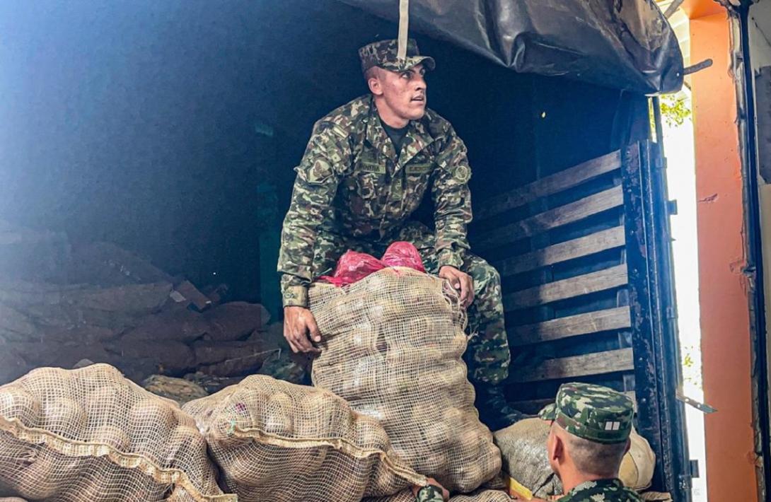 Siguen llegando ayudas humanitarias al Catatumbo