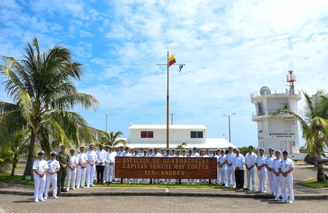 Con un homenaje a tres héroes raizales, Estación de Guardacostas de San Andrés isla celebró 30 años