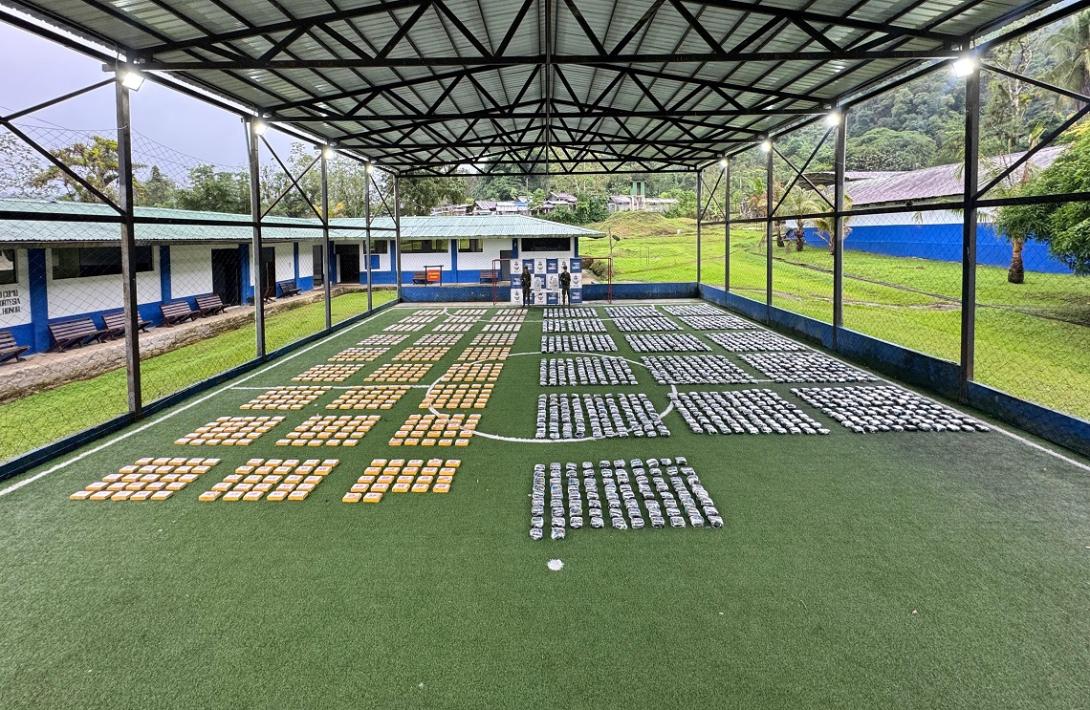 Incautadas más de 4.8 toneladas de estupefacientes en el Pacífico colombiano