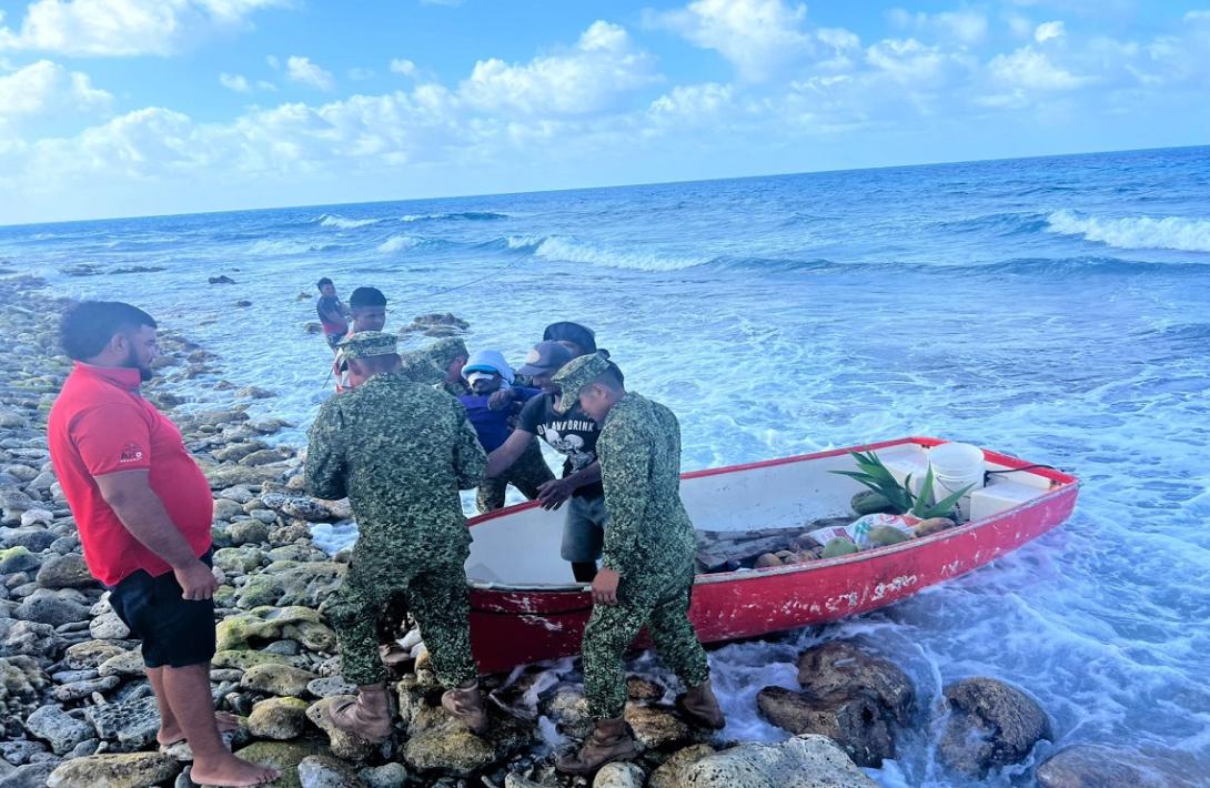 Armada de Colombia brindó atención médica a pescador en isla Cayo Serranilla