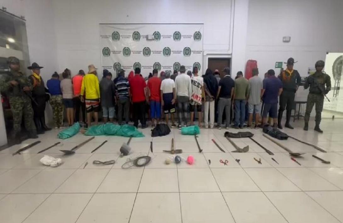 33 personas capturadas por delitos ambientales en Bucaramanga, Santander