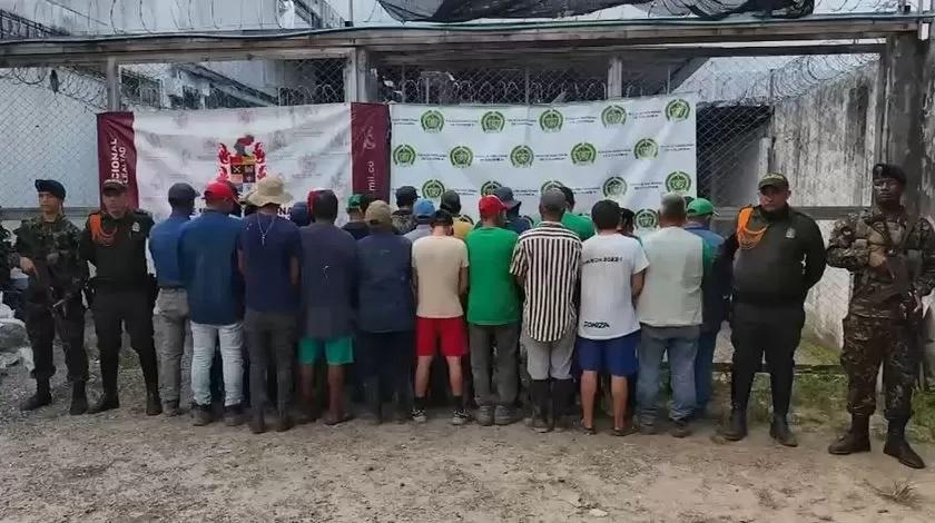 En la última semana, 31 capturados por ecocidio en el Meta y otras 4 capturas por extorsión en Puerto Gaitán