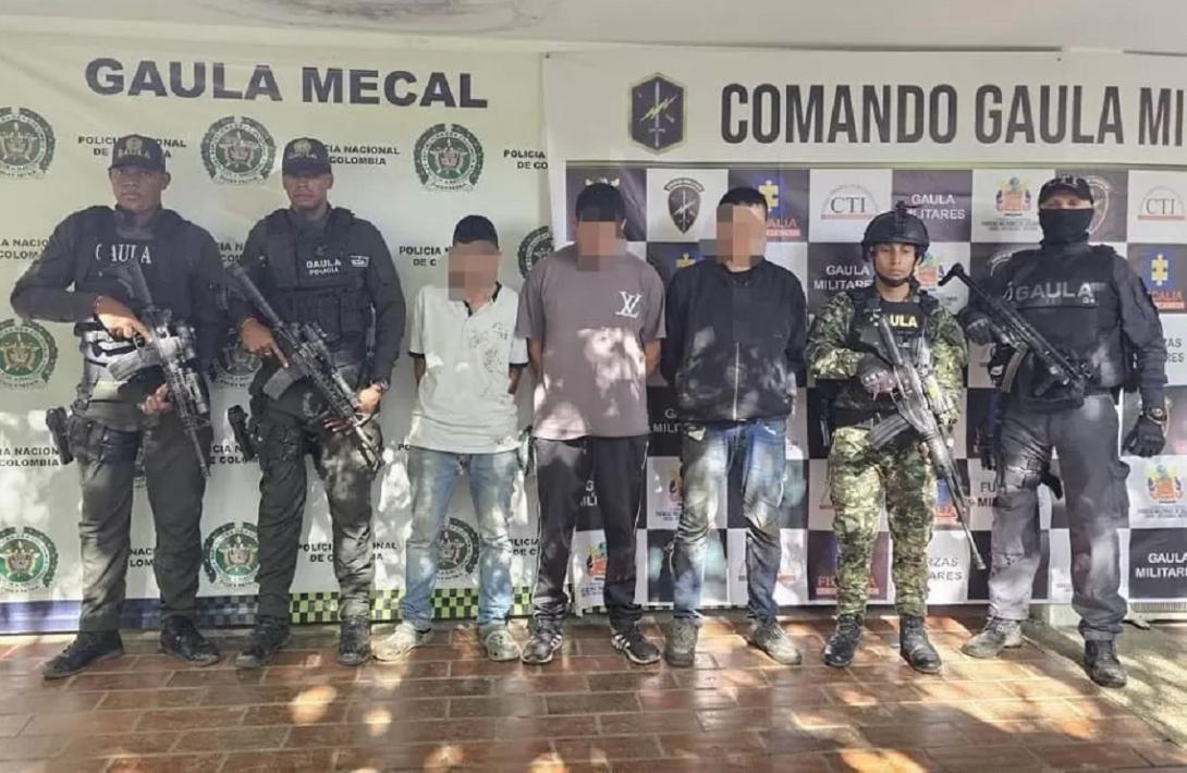 En Jamundí, capturados tres presuntos responsables de secuestro extorsivo