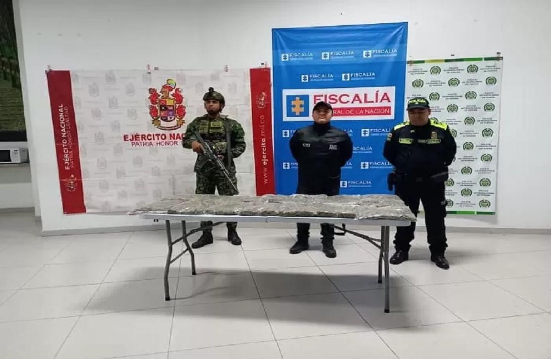 En Dosquebradas, Risaralda, Ejército Nacional incautó 7500 dosis de marihuana