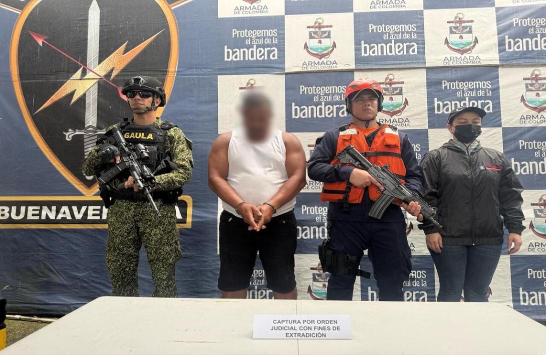 Capturado en Buenaventura, integrante de una red internacional al servicio del narcotráfico 
