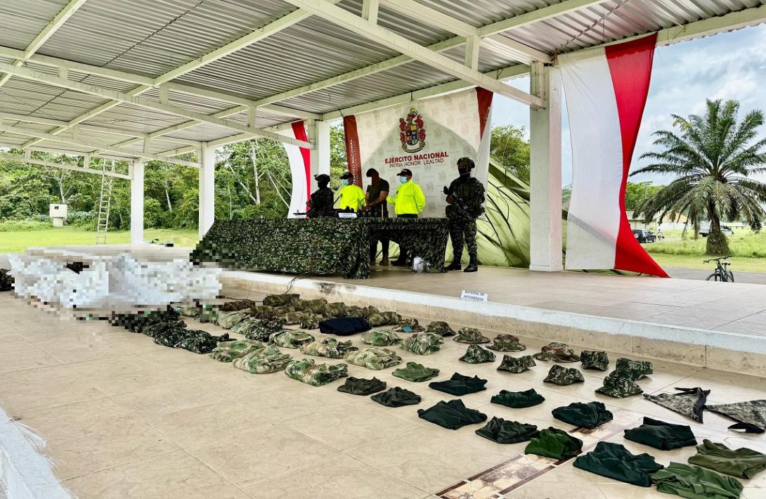 En la región del Urabá, el Ejército Nacional afecta la capacidad armada del GAO Clan del Golfo