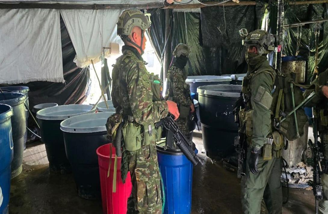 Ejército Nacional incauta más de una tonelada de clorhidrato de cocaína en Nariño