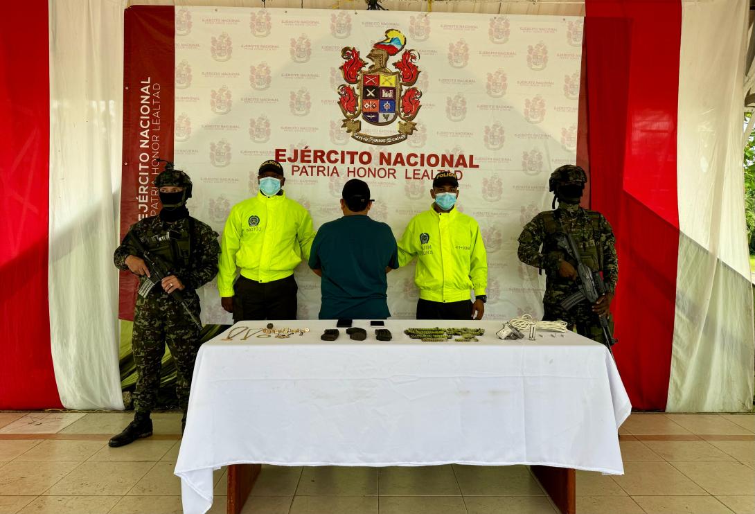 Ejército Nacional captura a quien sería el hombre de confianza  de alias Chiquito Malo, cabecilla principal del GAO Clan del Golfo