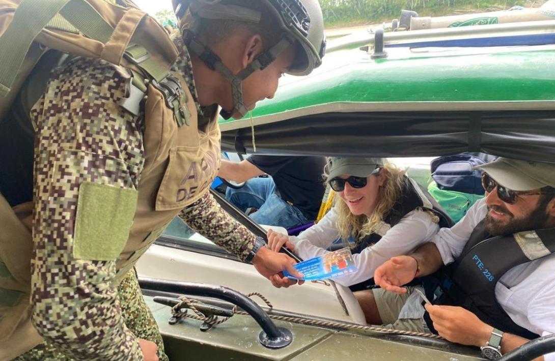Durante la semana mayor, Armada de Colombia refuerza la seguridad en el sur del país