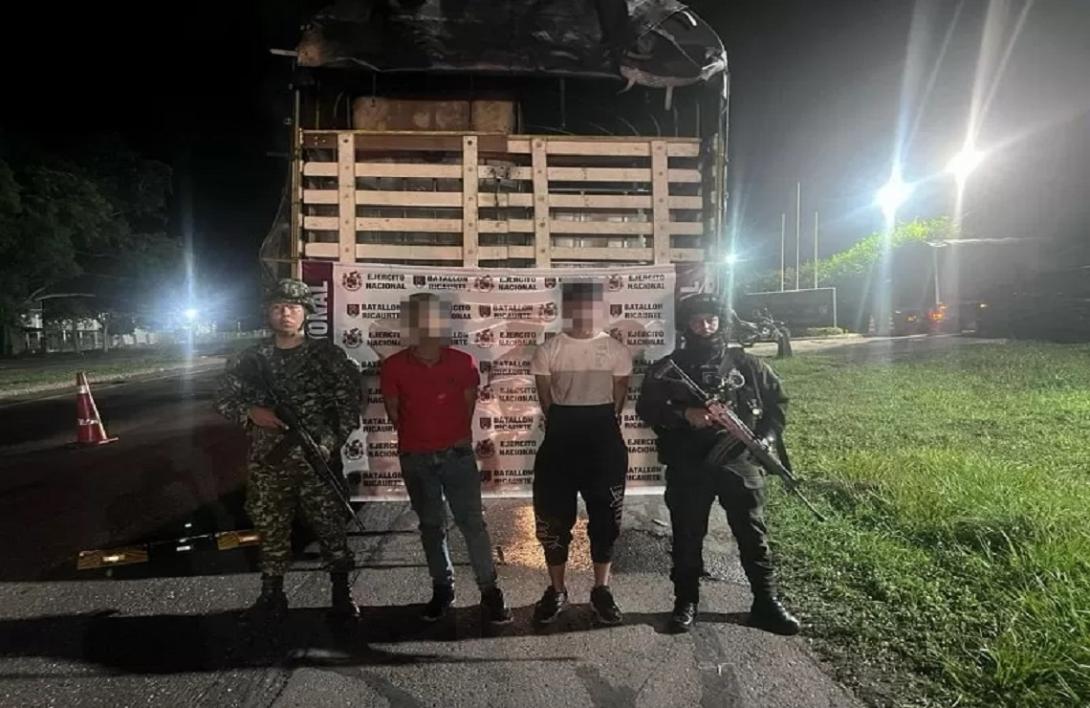 Capturados dos presuntos integrantes del GAO