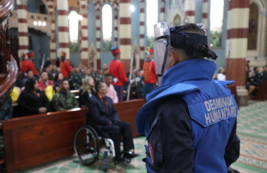 En la conmemoración del Día Internacional de la Sensibilización contra las Minas Antipersonal, se inauguró la Sala de Desminado