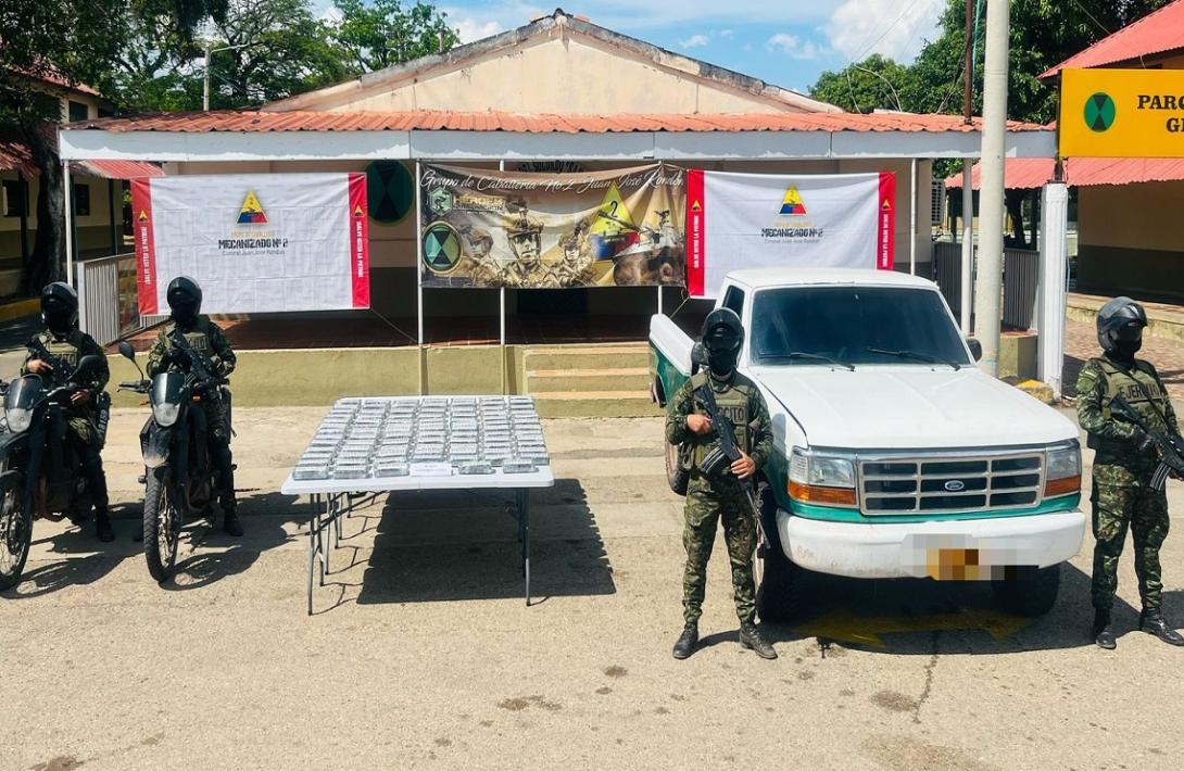 Más de 15.000 millones de pesos en cocaína del ELN fueron incautados por el Ejército Nacional en La Guajira