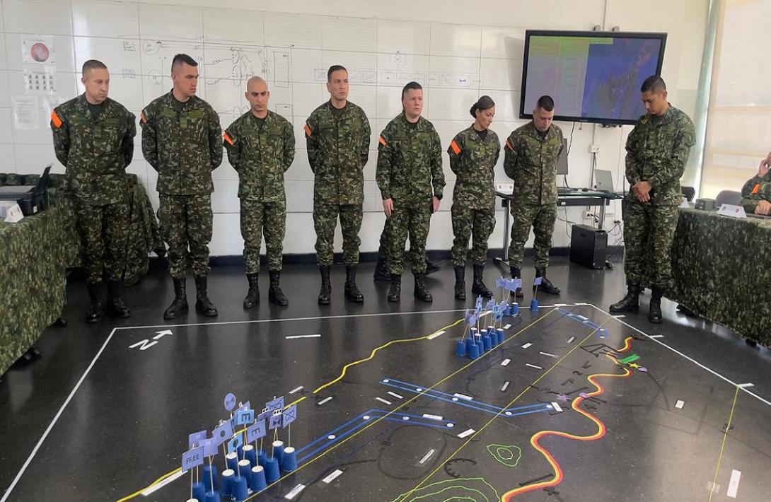 Ejército Nacional fortalece las capacidades de los futuros oficiales de operaciones