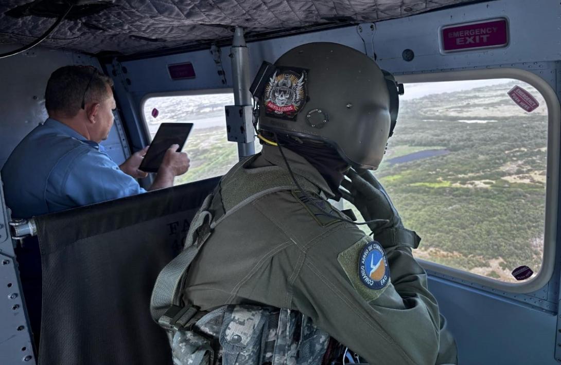 Vía Parque Isla Salamanca es monitoreado desde el aire para su conservación ambiental