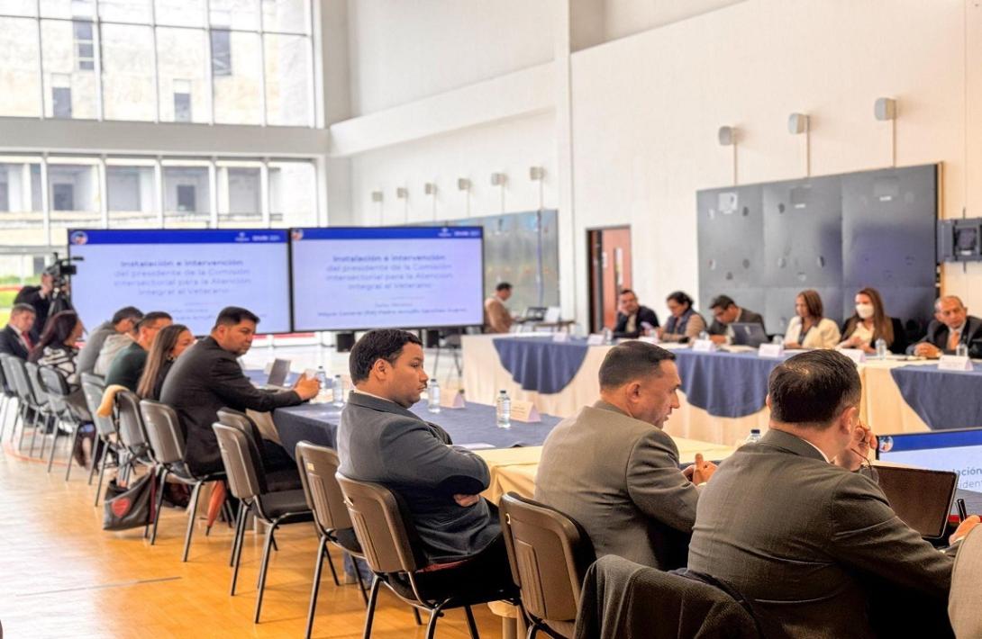 Gobierno Nacional reafirma su compromiso con los veteranos en la X sesión de la Comisión Intersectorial