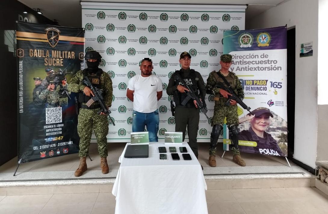 Capturado alias ‘35’, presunto cabecilla del ‘Clan del Golfo’ en Sucre