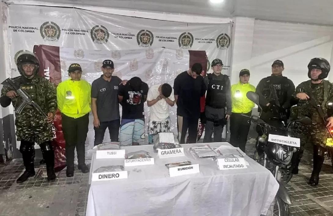 Ejército Nacional captura a tres presuntos integrantes del grupo delincuencial organizado ‘La Colorada’