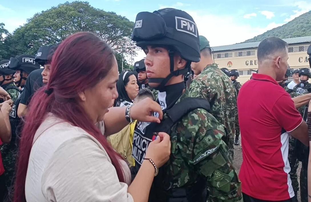 En Cúcuta, 268 soldados juraron bandera, en un compromiso con la seguridad del país
