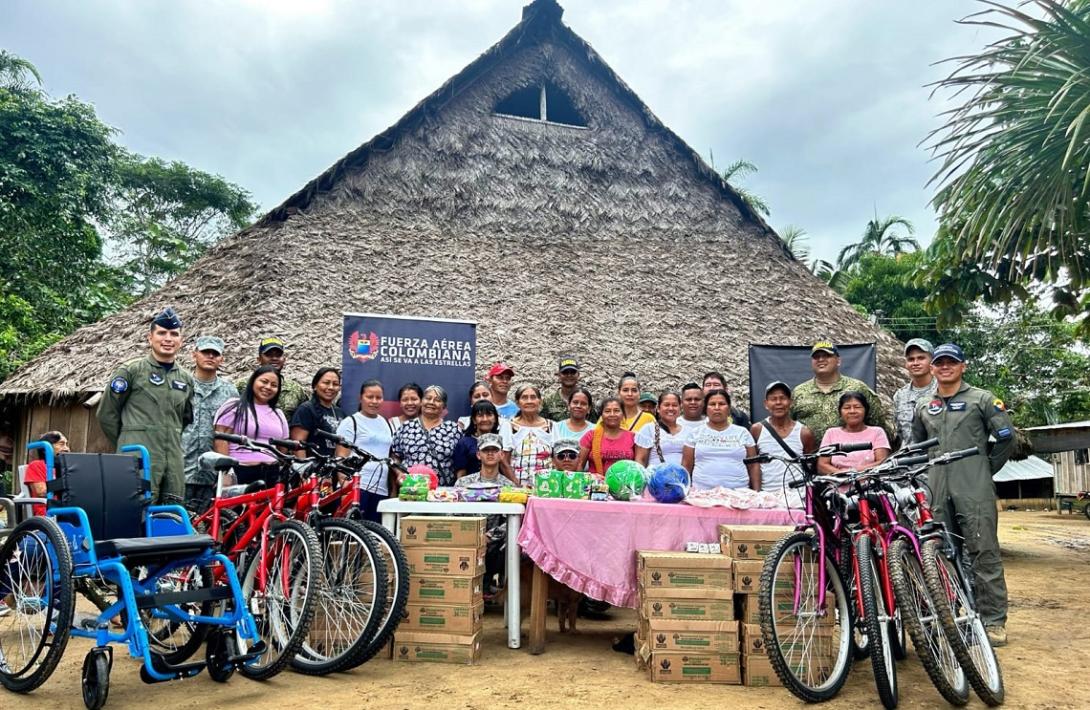 Donaciones fortalecen la salud y movilidad de comunidad indígena en Caquetá