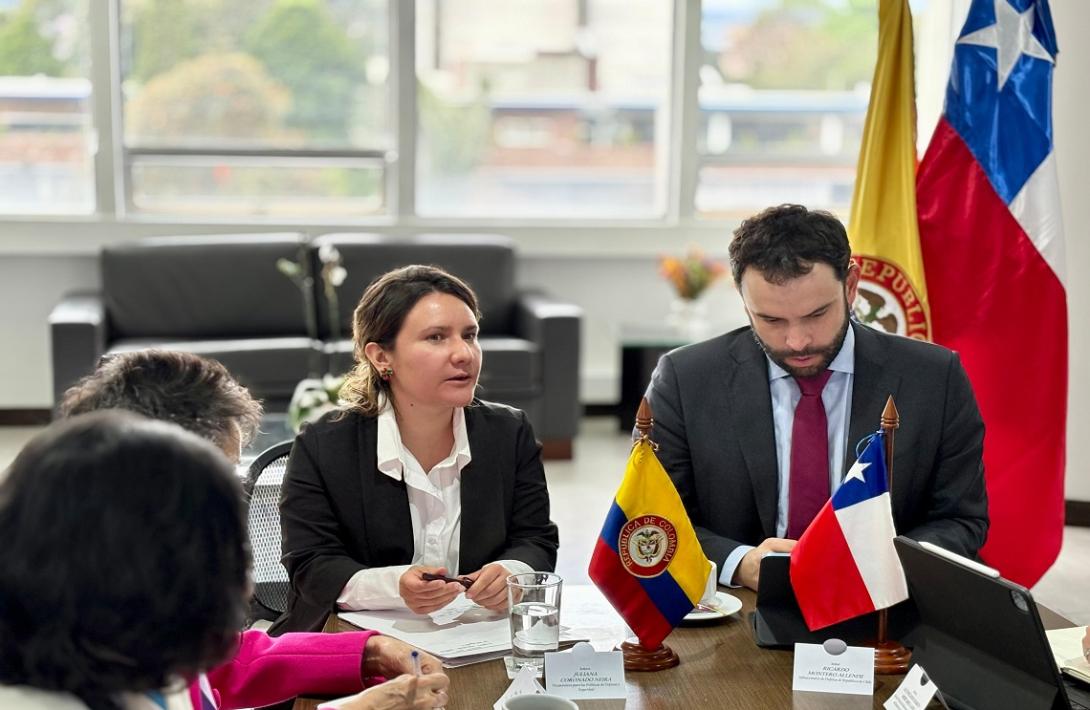 Colombia y Chile reafirman alianza para enfrentar desafíos comunes en seguridad