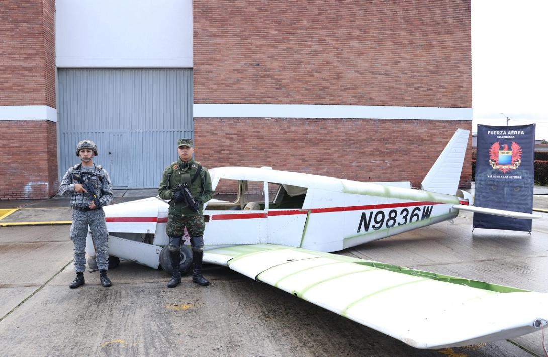 Incautación de dos aeronaves