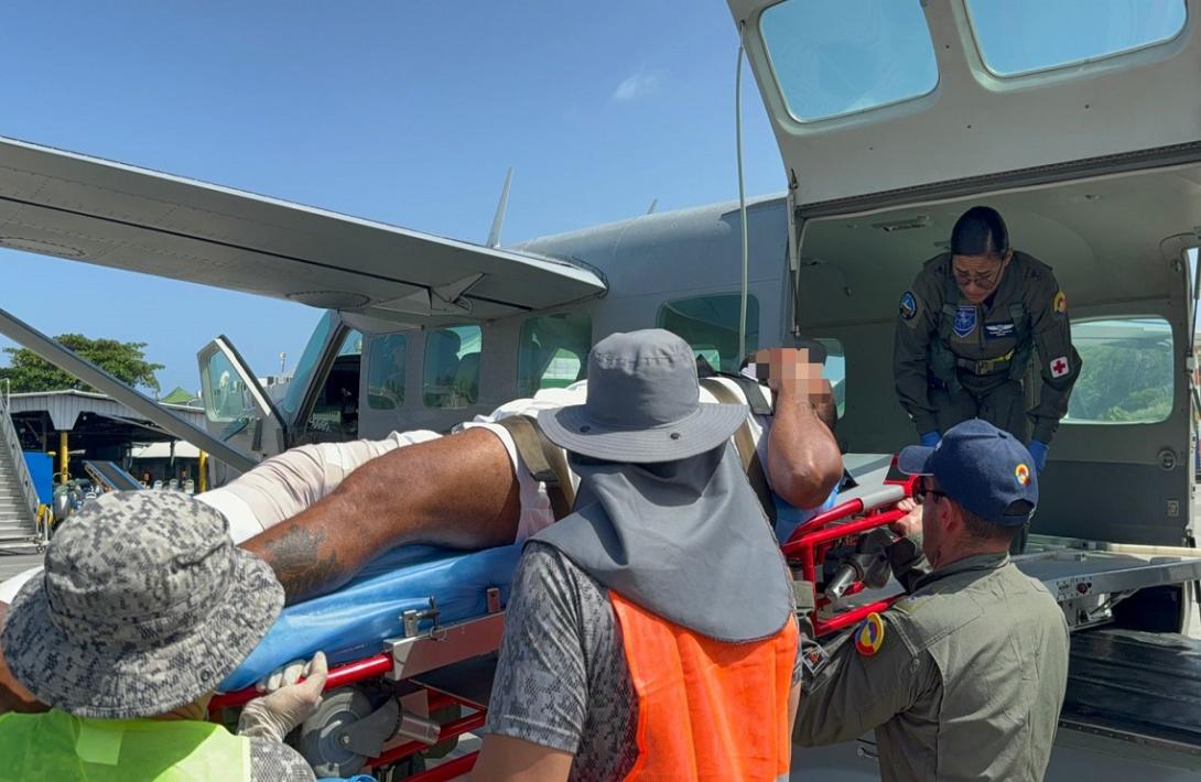 Paciente con fractura fue evacuado desde Providencia a San Andrés