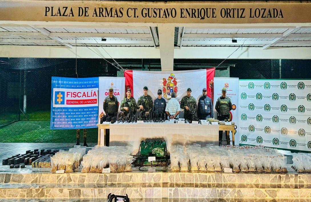 Arsenal de guerra del Bloque 'Jorge Suárez Briceño' fue incautado por el Ejército Nacional en el Meta