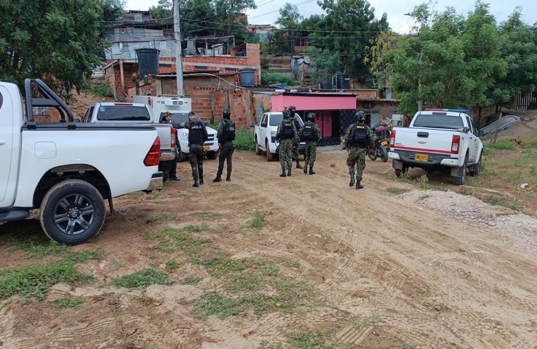 Contundente ofensiva del Gaula Militar y de Policía contra sujetos que serían integrantes del GAO transnacional, Tren de Aragua