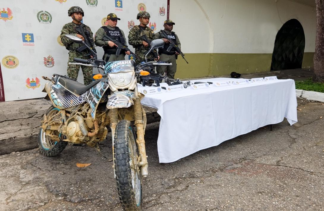 Tropas del Ejército frustran planes criminales del Bloque 'Jorge Suárez Briceño' en el norte del Huila