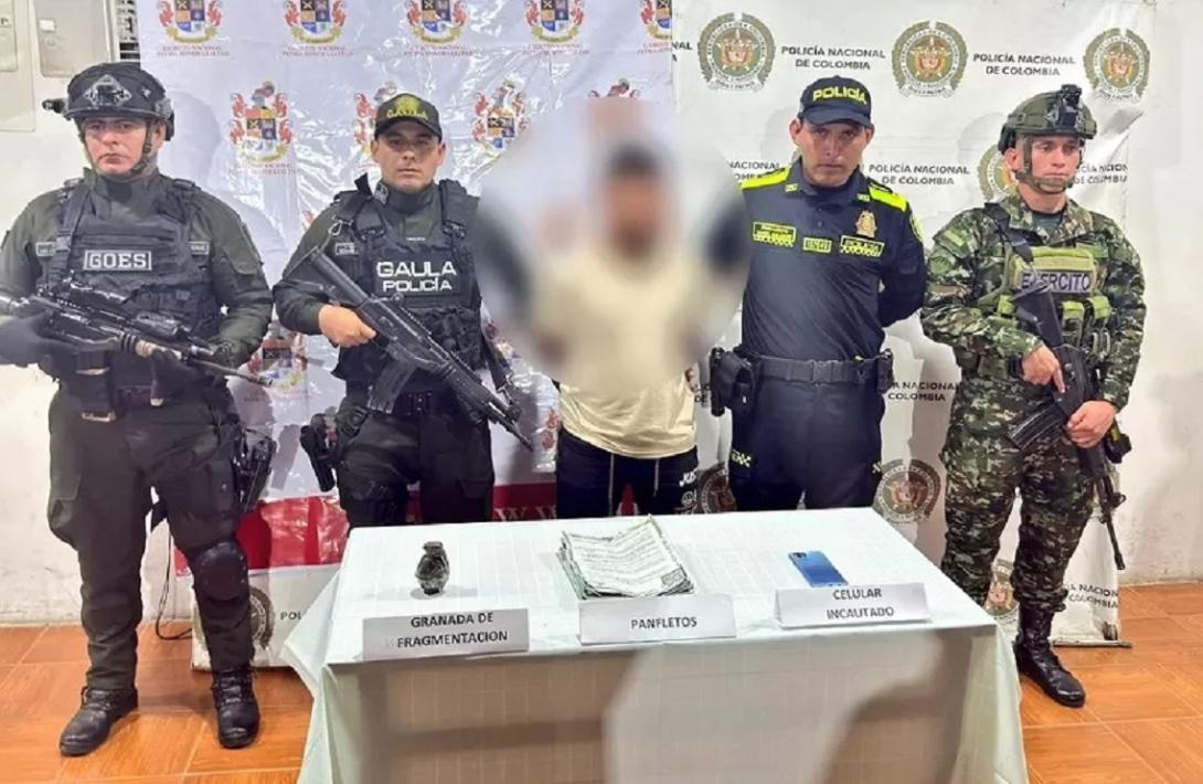Ejército Nacional captura cabecilla de la comisión armada del GAO residual, frente 'Gerónimo Galeano', en San Antonio